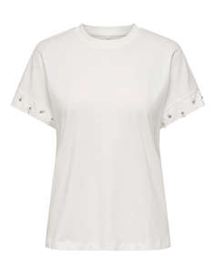 ONLY ONLOLIVIA S/S LOOSE O-NECK TOP JRS