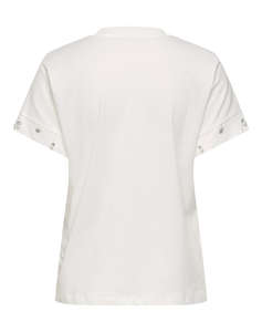 ONLY ONLOLIVIA S/S LOOSE O-NECK TOP JRS