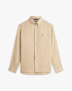 TOMMY HILFIGER PIGMENT DYED LI SOLID RF SHIRT