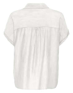 ONLY ONLGIBSI-PUORI SS V-NECK SHIRT WVN