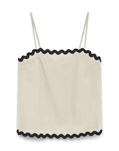 VERO MODA VMJENNA SINGLET TOP WVN BTQ GA