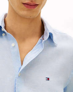 TOMMY HILFIGER PIGMENT DYED LI SOLID RF SHIRT