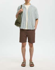 SELECTED SLMCASPER-AIR RLX MIX SS SHIRT