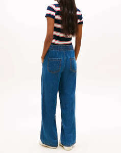 TOMMY JEANS TJW CHAMBRAY PULL ON PANTS