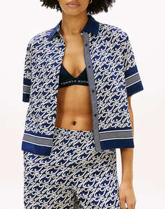 TOMMY HILFIGER SWIMSHOP SILK VOILE AOP SHIRT