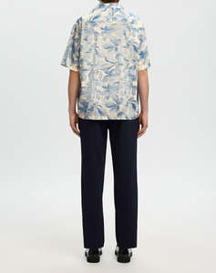 SELECTED SLMCASPER-AIR RLX MIX SS SHIRT