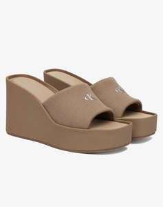CALVIN KLEIN JEANS WEDGE 70 SNDL CANV MG