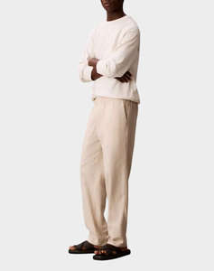CALVIN KLEIN STRAIGHT LINEN PULL ON PANT