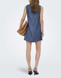 ONLY ONLCHARIS LIFE SL SHORT DRESS WVN CC