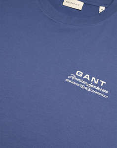 GANT БЛУЗА KM SMALL GRAPHIC SS TSHIRT