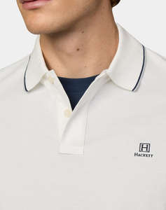 HACKETT HERITAGE H HERITAGE H TIPPED POLO MENS BLOUSE