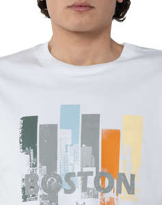 THE BOSTONIANS БЛУЗА BOSTON PRINT REGULAR FIT
