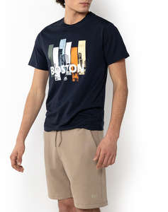 THE BOSTONIANS БЛУЗА BOSTON PRINT REGULAR FIT