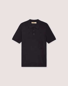 TRUSSARDI POLO SWEATER - VISCOSE YARN