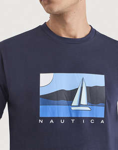 NAUTICA БЛУЗА T-SHIRT KM Tay T-Shirt