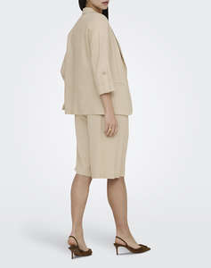 ONLY ONLGOA 3/4 UNLINE LINEN BL BLAZER CC TLR