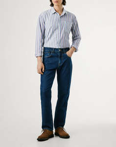 PEPE JEANS ESSENTIALS TAPERED JEANS STANLEY 32 TROUSERS MENS