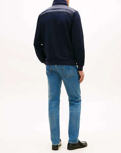 TOMMY HILFIGER MIX MEDIA ESS RWB STAND COLLAR