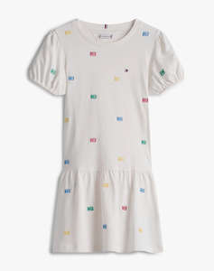 TOMMY HILFIGER LG LIGHT KNIT DRESS SS