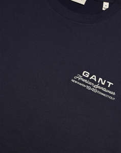 GANT БЛУЗА KM SMALL GRAPHIC SS TSHIRT