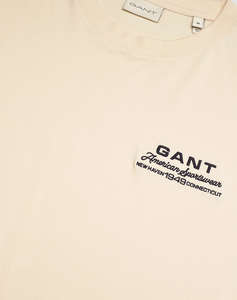 GANT БЛУЗА KM SMALL GRAPHIC SS TSHIRT