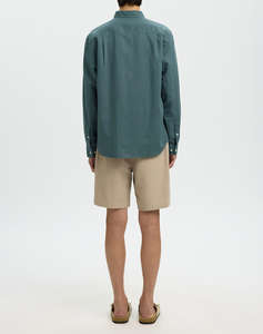 SELECTED SLHREGCLAY LINEN BLEND BD LS SHIRT