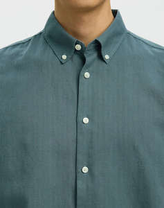 SELECTED SLHREGCLAY LINEN BLEND BD LS SHIRT