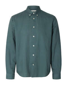 SELECTED SLHREGCLAY LINEN BLEND BD LS SHIRT