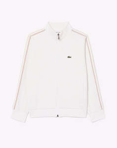 LACOSTE SWEATSHIRT MM MONOGRAM FULL ZIP TOP