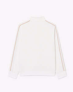 LACOSTE SWEATSHIRT MM MONOGRAM FULL ZIP TOP