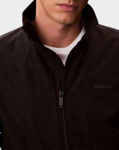 CALVIN KLEIN LS NYLON STAND COLLAR WINDBREAKE