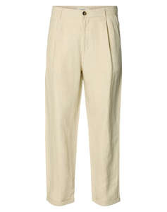 SELECTED SLH180-RELAXED CROP RON LINEN BLEND PANT