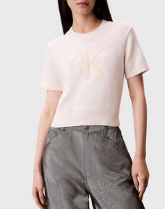 CALVIN KLEIN JEANS CHUNKY COTTON GRAPHIC VEST