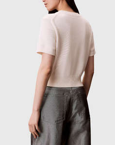 CALVIN KLEIN JEANS CHUNKY COTTON GRAPHIC VEST