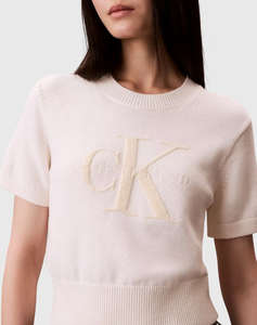 CALVIN KLEIN JEANS CHUNKY COTTON GRAPHIC VEST