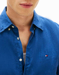TOMMY HILFIGER PIGMENT DYED LI SOLID RF SHIRT