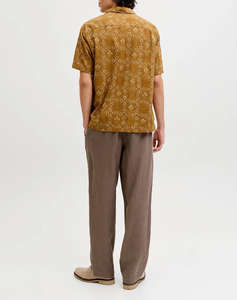 JACK&JONES JPRBLULYON PRINT DOBBY S/S SHIRT SN