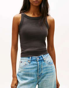 TOMMY JEANS TJW SLIM SH TONAL FLAG TANK