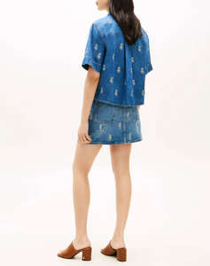 TOMMY HILFIGER DNM FINN AOE RELAXED SS SHIRT