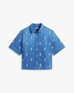 TOMMY HILFIGER DNM FINN AOE RELAXED SS SHIRT
