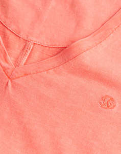 SUPERDRY D1 STUDIOS SLUB EMB VEE TEE ДАМСКА БЛУЗА