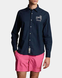 LA MARTINA РИЗА ΜΜ MAN SHIRT L/S LIGHT COTTON LIN