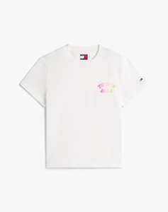 TOMMY JEANS TJW REG TJ BUBBLE SS TEE EXT