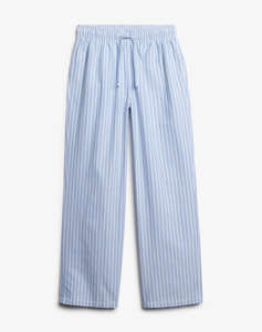 SUPERDRY D2 OVIN COTTON STRIPE ELASTIC TROUSER WOMENS TROUSERS