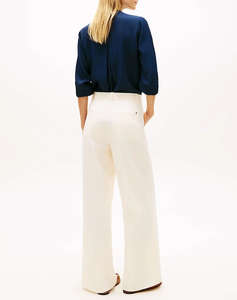 TOMMY HILFIGER PREPPY COTTON WIDE LEG CHINO