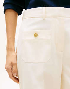 TOMMY HILFIGER PREPPY COTTON WIDE LEG CHINO