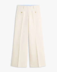 TOMMY HILFIGER PREPPY COTTON WIDE LEG CHINO