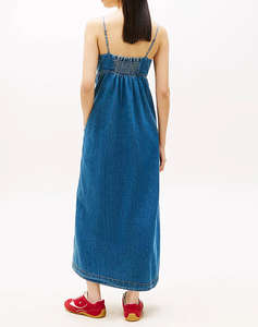 TOMMY JEANS TJW CHAMBRAY MAXI DRESS EXT