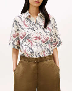 TOMMY HILFIGER ESS LINEN SS SHIRT