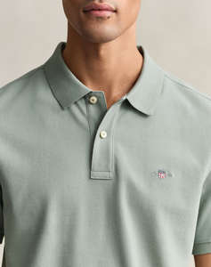 GANT БЛУЗА KMREG SHIELD SS PIQUE POLO